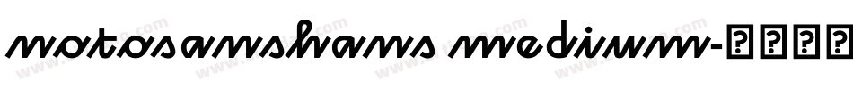 notosanshans medium字体转换